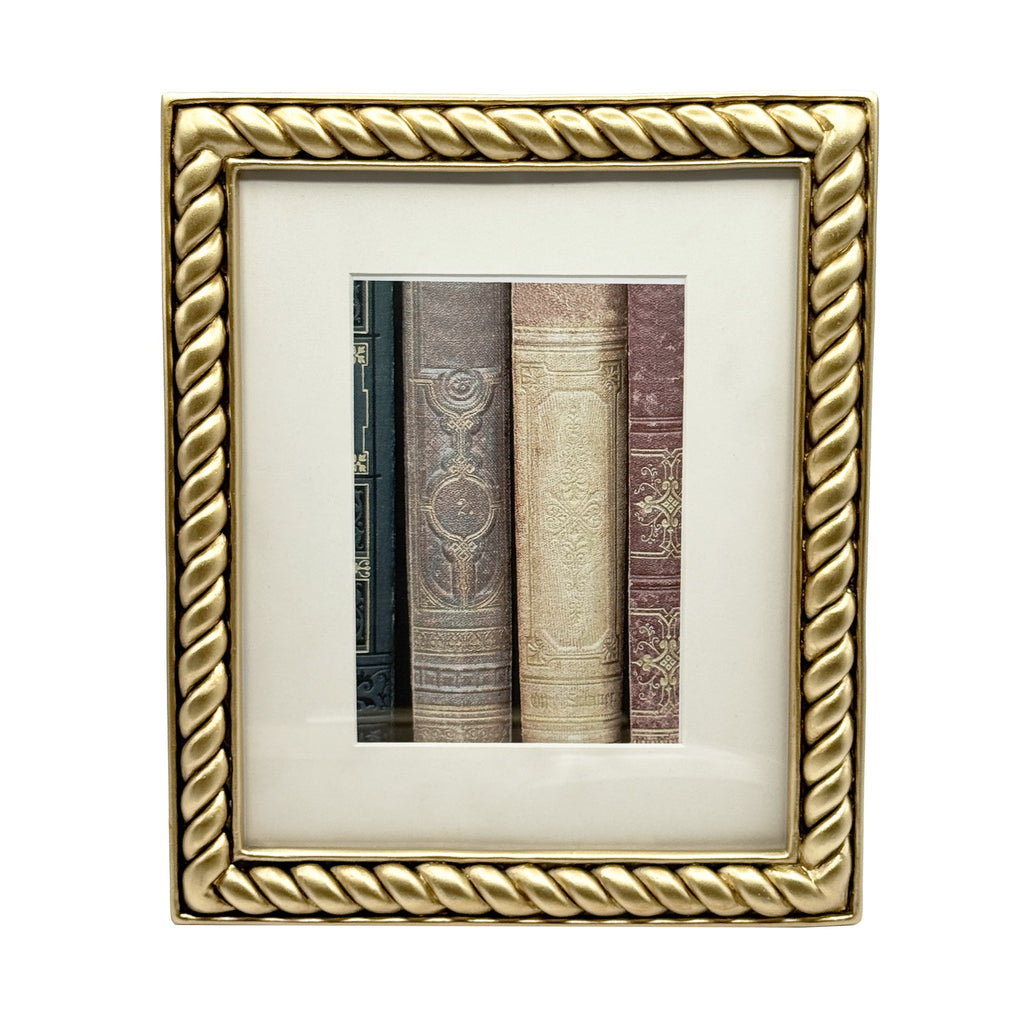 Gold Rope Picture Frame, 8x10