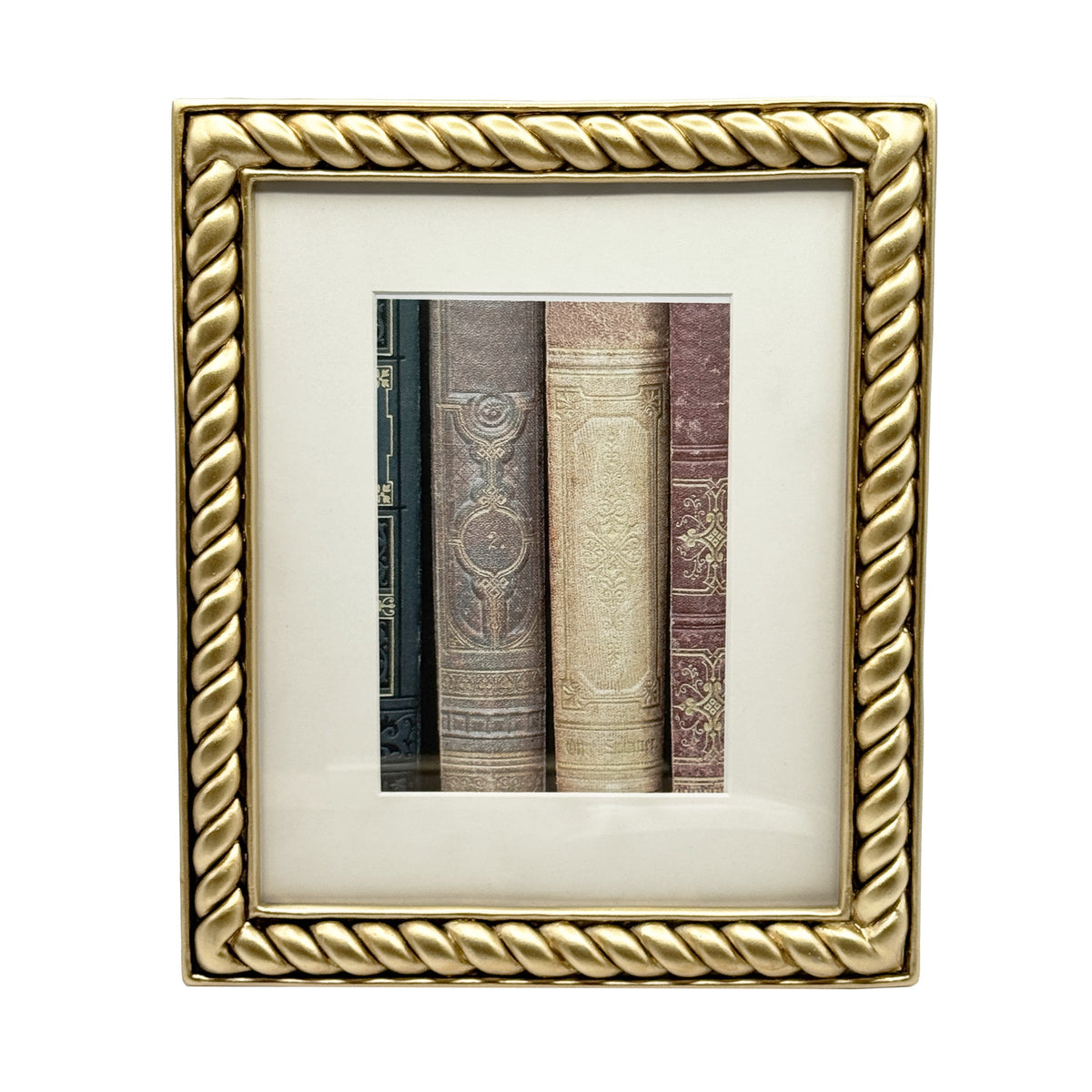 Gold Rope Picture Frame, 8x10