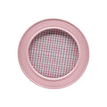 Pink Round Picture Frame with Gold Bow Easel, 4x4