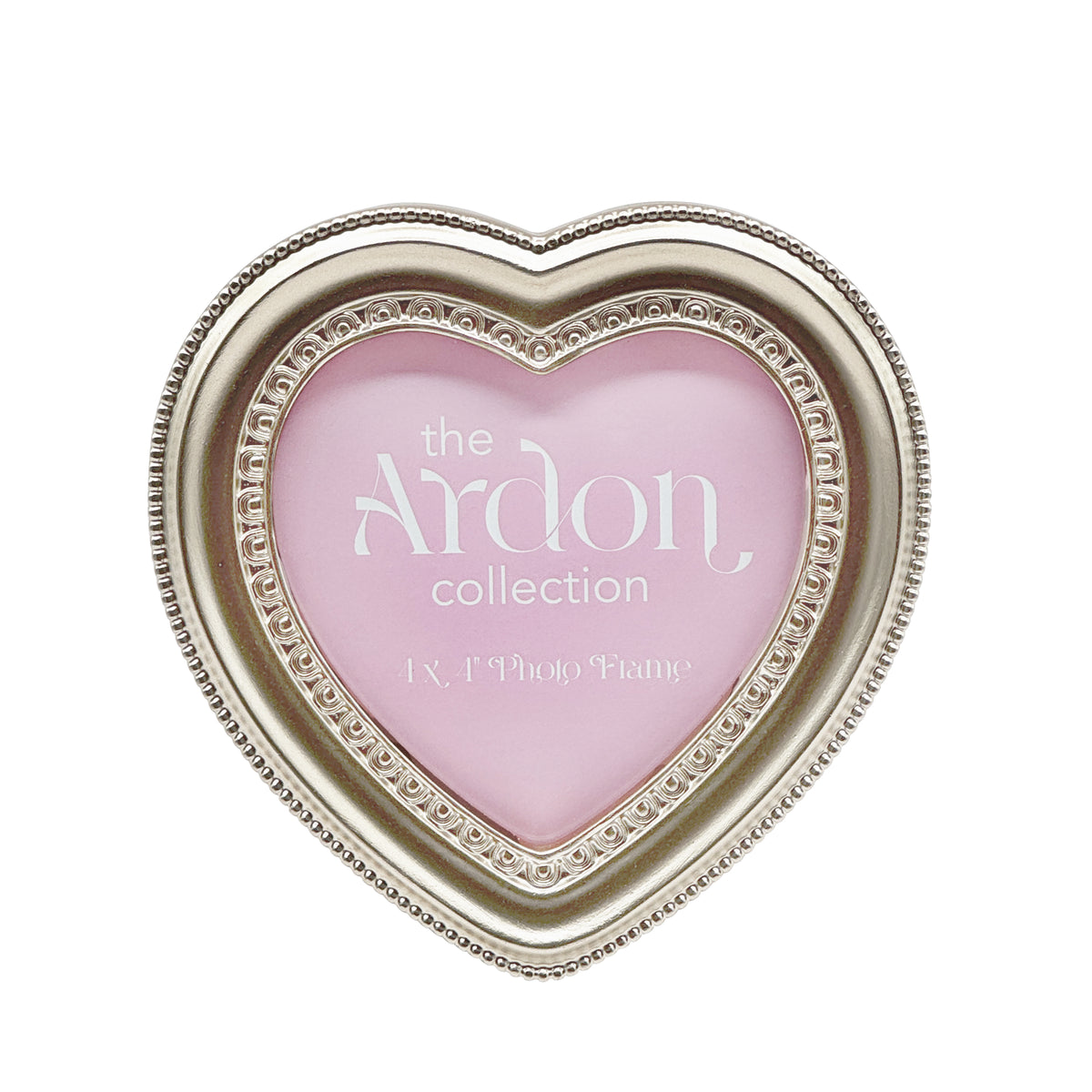 Gold Heart Picture Frame, 4x4