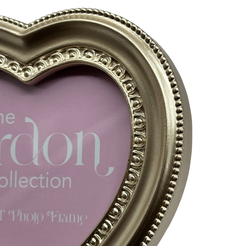 Gold Heart Picture Frame, 4x4
