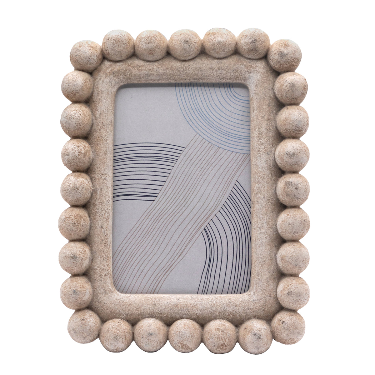 Sandstone Beaded Picture Frame, 4x6