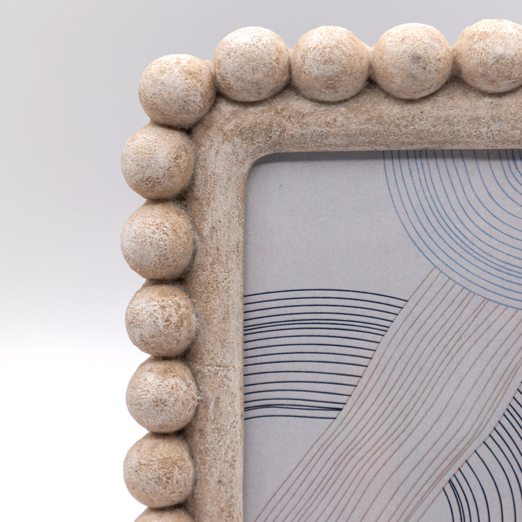 Sandstone Beaded Picture Frame, 4x6