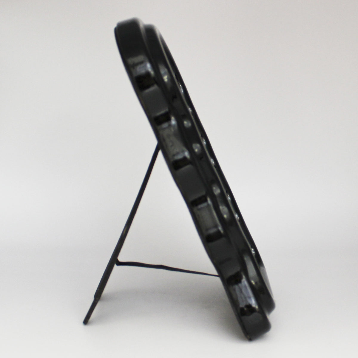 Black Wavy Tabletop & Wall Mirror