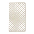 Eco-Friendly Quick-Drain Bath Mat, Light Tan, 16.9" x 29.5"