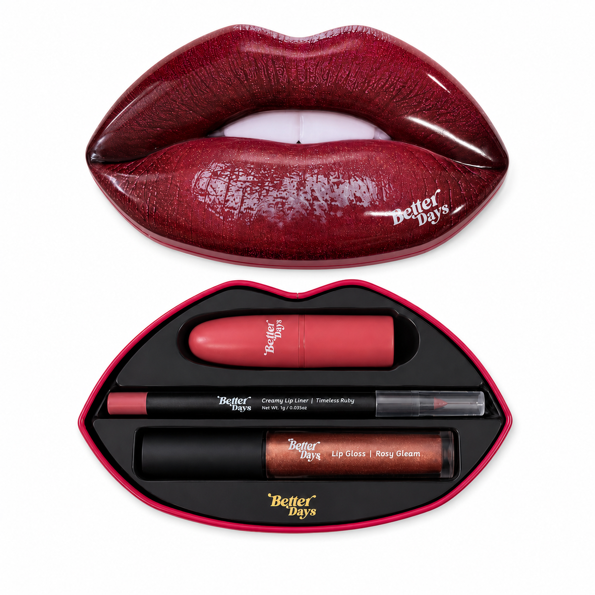 Lip Tin Set, 3 Piece