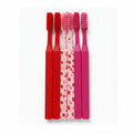 Juicy Couture Kiss Print Toothbrush Set, 6 Count
